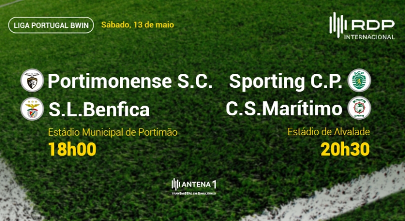 Liga Portugal BWIN: Portimonense x Benfica e Sporting x Marítimo
