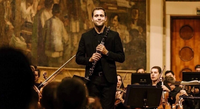 Sérgio Pires é clarinetista na Orquestra Sinfónica de Londres