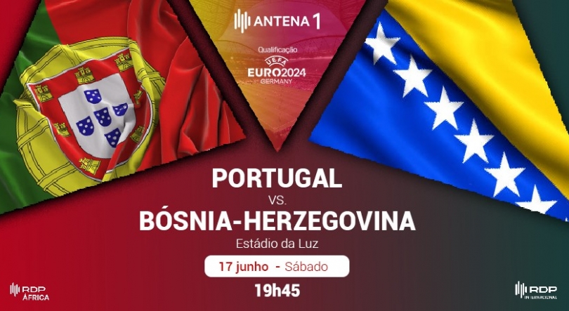 Euro2024 de futebol: Portugal x Bósnia-Herzegovina
