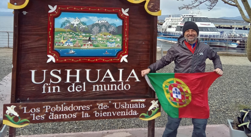 Pedro Bento, um ciclista de Almeirim que ligou o Equador a Ushuhaia