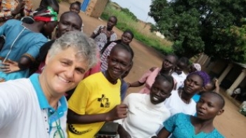 Beta Almendra, missionária no Sudão do Sul