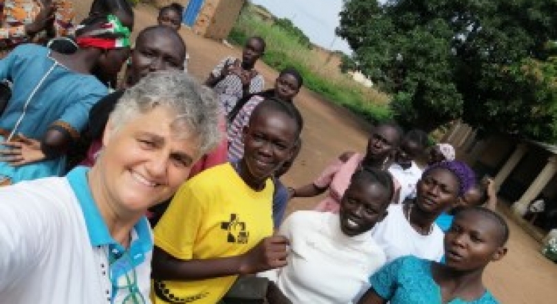 Beta Almendra, missionária no Sudão do Sul