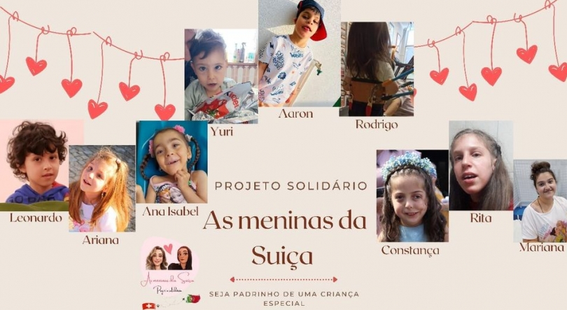 As Meninas da Suíça ajudam crianças em Portugal
