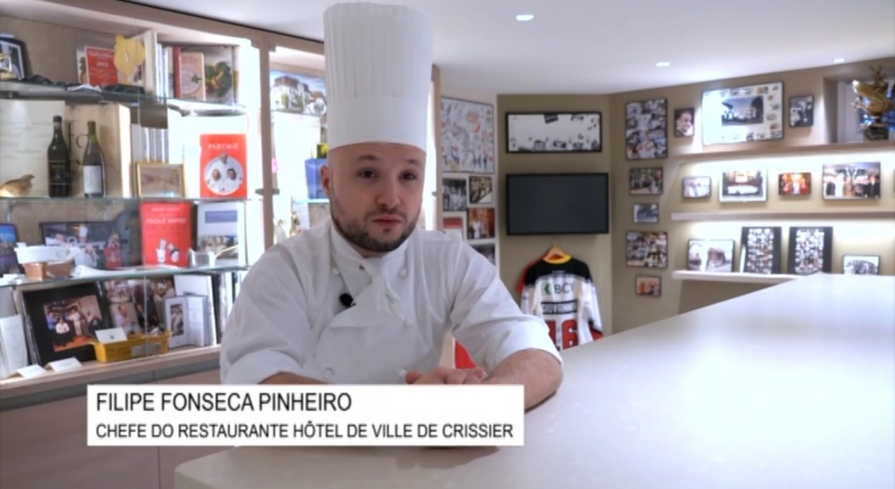 Chef Filipe Pinheiro dirige restaurante com 3 estrelas Michelin