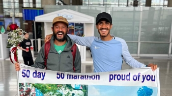 Português correu 50 maratonas em 50 dias