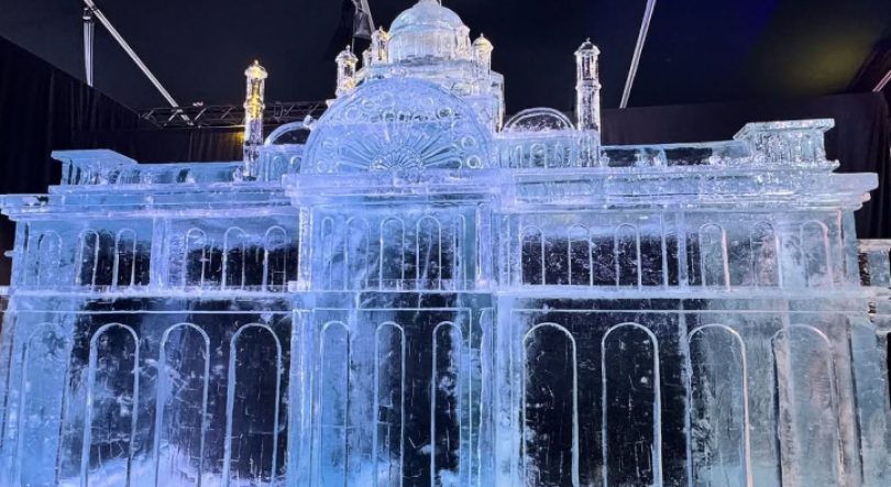 Imagem de Algarvio participa na maior exposição mundial de escultura em gelo