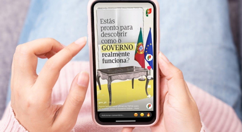 Governo de Portugal lança conta oficial no TikTok para dialogar com os jovens