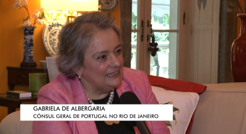 Imagem de Gabriela de Albergaria no Palácio São Clemente