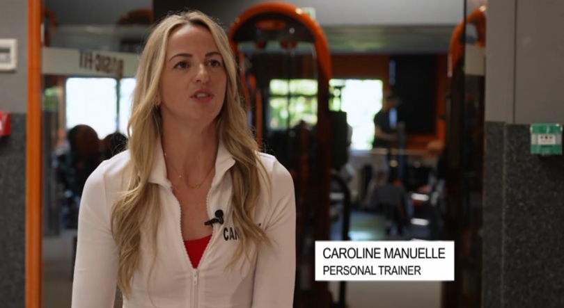 Imagem de Caroline Manuelle fez da atividade física a sua vida