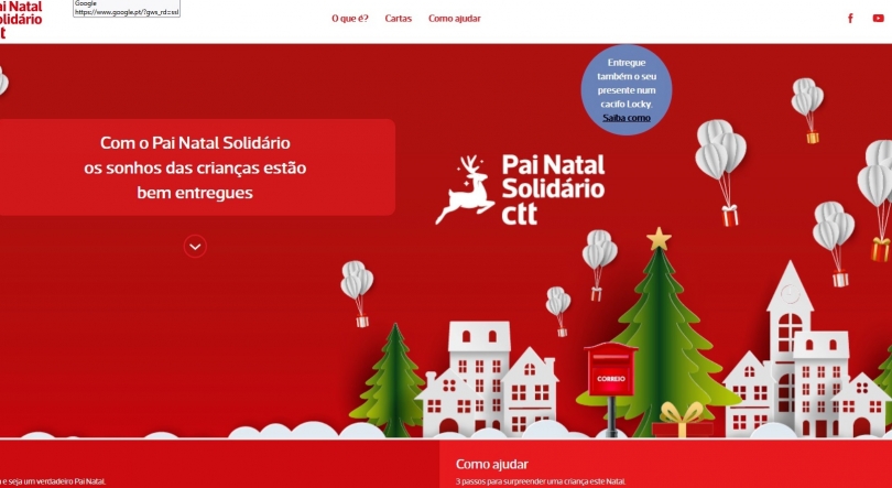 Imagem de Pai Natal Solidário dos CTT