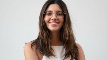 Imagem de Maria Loureiro, jovem portuguesa no Fórum Económico Mundial